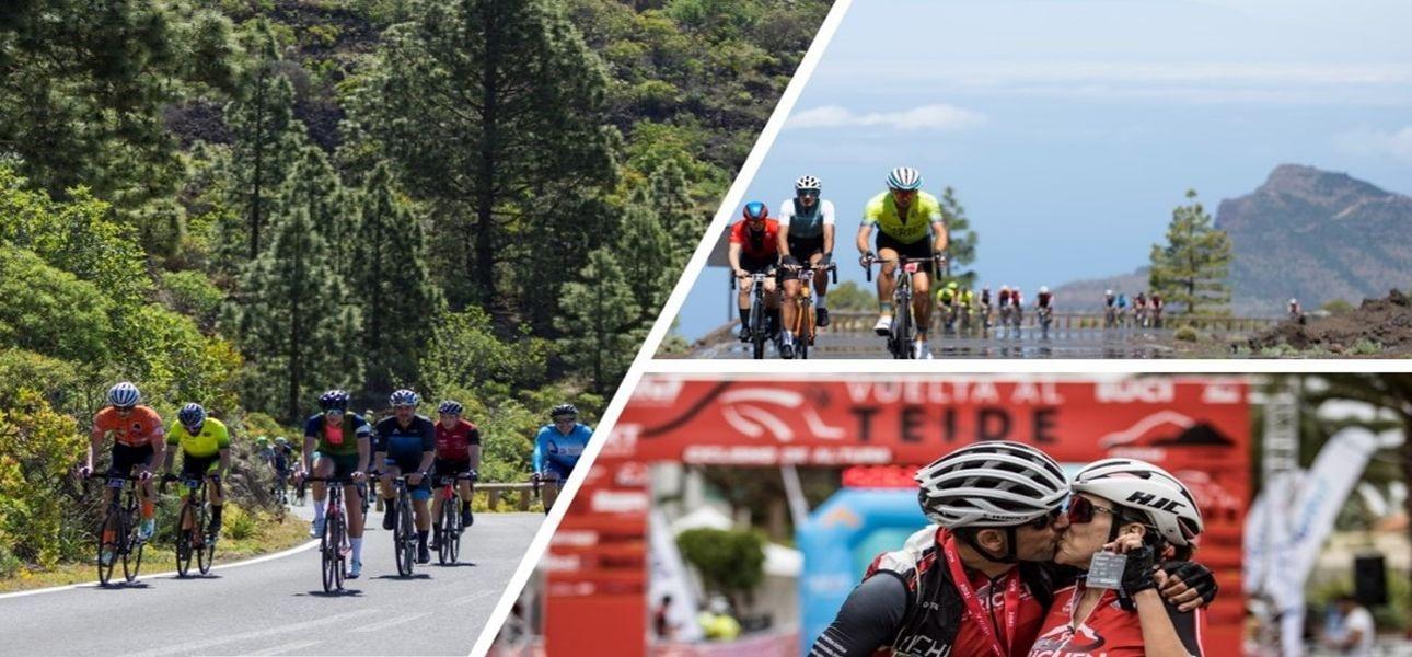 Mit dem Rad zum höchsten Punkt Spaniens: 1000 Radfahrer aus 24 Ländern nahmen an der 5. Vuelta Al Teide auf Teneriffa teil