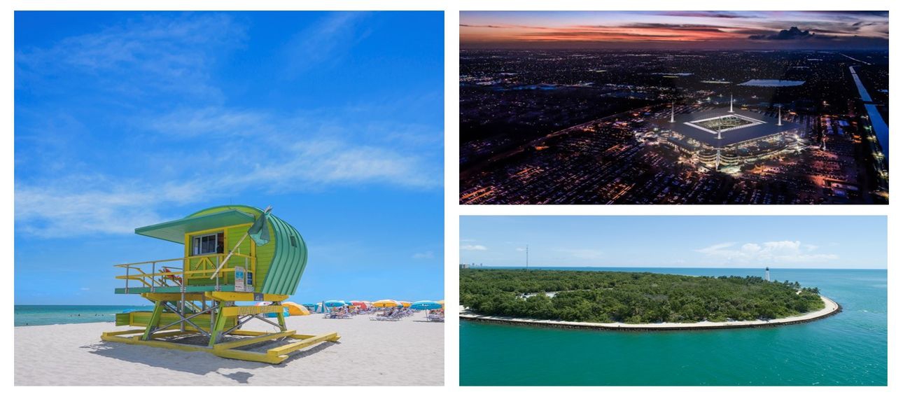 Miami wurde von Google als drittbeliebtestes Reiseziel für 2024 eingestuft