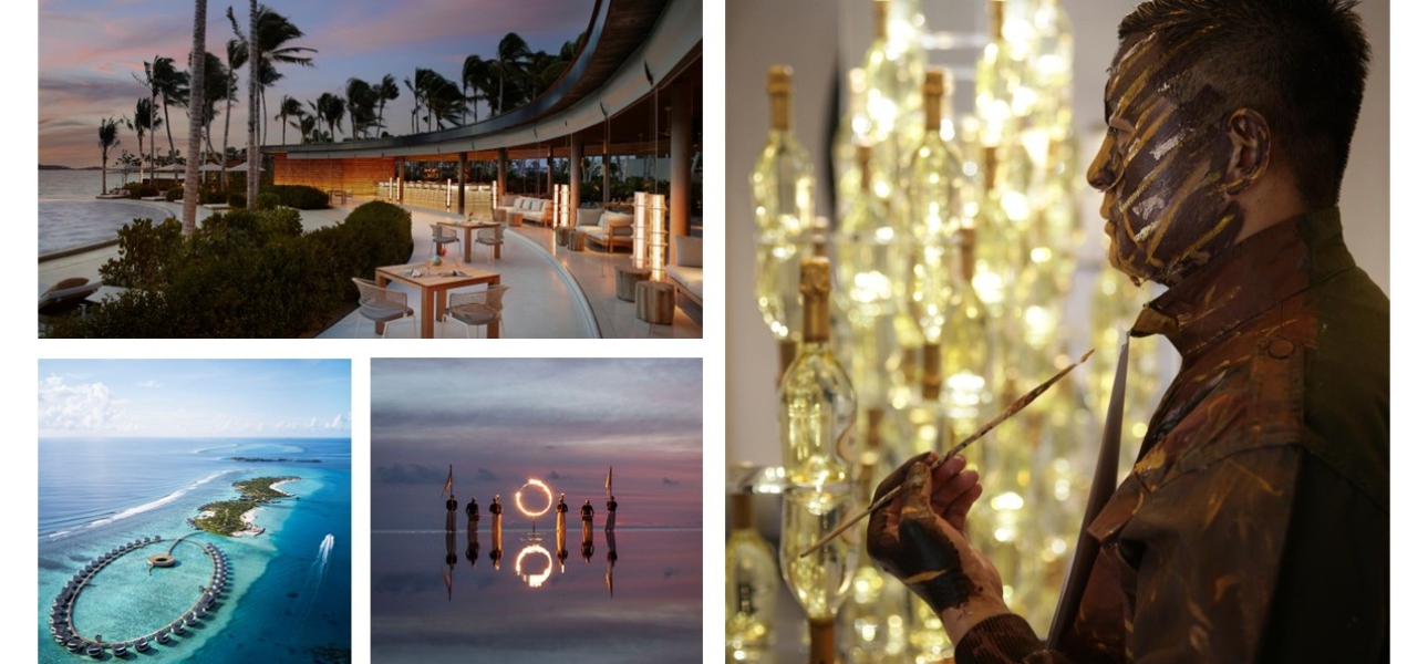 Liu Bolin und Maison Ruinart zu Gast im The Ritz-Carlton Maldives Fari Islands