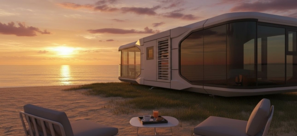 Übernachten direkt am Strand: Albena mit innovativen Kapselhäusern