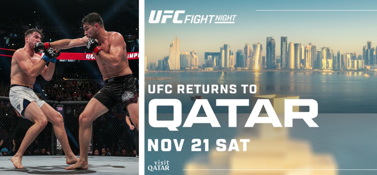UFC Fight Night kehrt am 21. November 2026 nach Doha zurück
