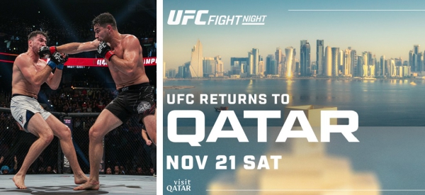 UFC Fight Night kehrt am 21. November 2026 nach Doha zurück